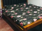 teak wood cushion bed