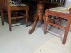 Teak Wood Dining Table Set