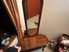 Teak Wood Dressing Table with Stool