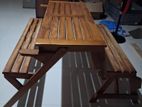 Teak Wood Foldable Table