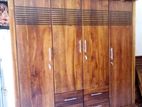 Teak Wood Four Door Wardrobe