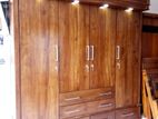 teak wood four door wardrobe