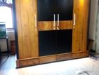 Teak Wood Four Door Wardrobe