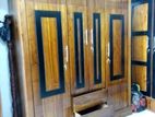 Teak Wood Four Doors Wardrobe