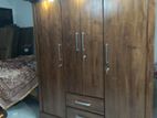 teak wood four doors wardrobe