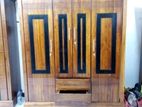 Teak Wood Four Doors Wardrobe