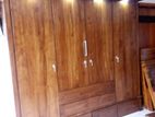 teak wood four doors wardrobe