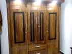 teak wood four doors wardrobe