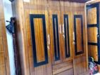 teak wood four doors wardrobe