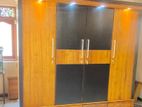 teak wood four doors wardrobe