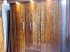 Teak Wood Four Doors Wardrobe