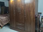 Teak Wood Four Doors Wardrobe