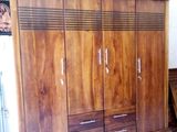 Teak Wood Four Doors Wardrobe