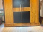 teak wood four doors wardrobe ( water bes finish)