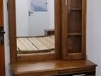Teak Wood Full Mirror Dressing Table