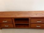 teak wood TV stand