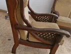 Teak Wood Sofa Set (3+1+1) With Table