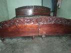 Teak Wood Spring Double Bed