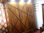 Teak Wood Three Door Wardrobe