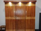 Teak Wood Three Door Wardrobe