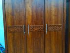 Teak Wood Three Door Wardrobe