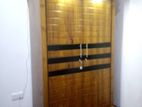 teak wood two doors wardrobe