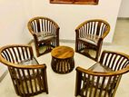 Teak wood warranda chairs