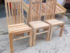Teak wooden chairs