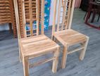 Teak wooden chairs