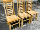 Teak wooden dining chairs