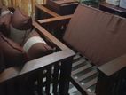 Teak Wooden Sofa Set