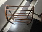 Teak Wooden Towel Rack