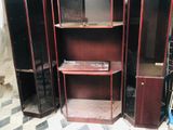 Teak Wooden TV Stand With Cupboard