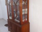 Teak Glass Cupboard