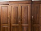 Teakwood Four Door Cupboard with Bed