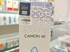 Tecno Camon 40 8GB 256GB (Brand New)