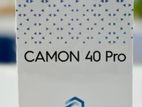 Tecno Camon 40 Pro 8/256 (Brand New)