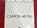 Tecno Camon 40 Pro 8|256GB (Brand New)