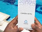 Tecno Camon 40 Pro 8|256GB (Brand New)