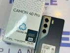 Tecno CAMON 40 PRO 8,256GB (Used)