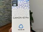 Tecno Camon 40 Pro 8GB (Brand New)
