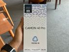 Tecno Camon 40 Pro (Brand New)