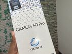 Tecno camon40pro 8GB 256GB (Brand New)