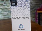 Tecno camon40pro 8GB 256GB (Brand New)