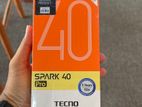 Tecno Spark 40 pro (Brand New)