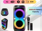 TECSONICWIRELESS PORTABLE SPEAKER 80W - TCR-AP2701