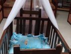 Teek Baby Cot with Net