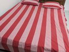 Teak Bed With Mattress (6 X 5)