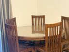 Teak Dining Table with Chairs