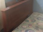 Teek Double Bed with Matress